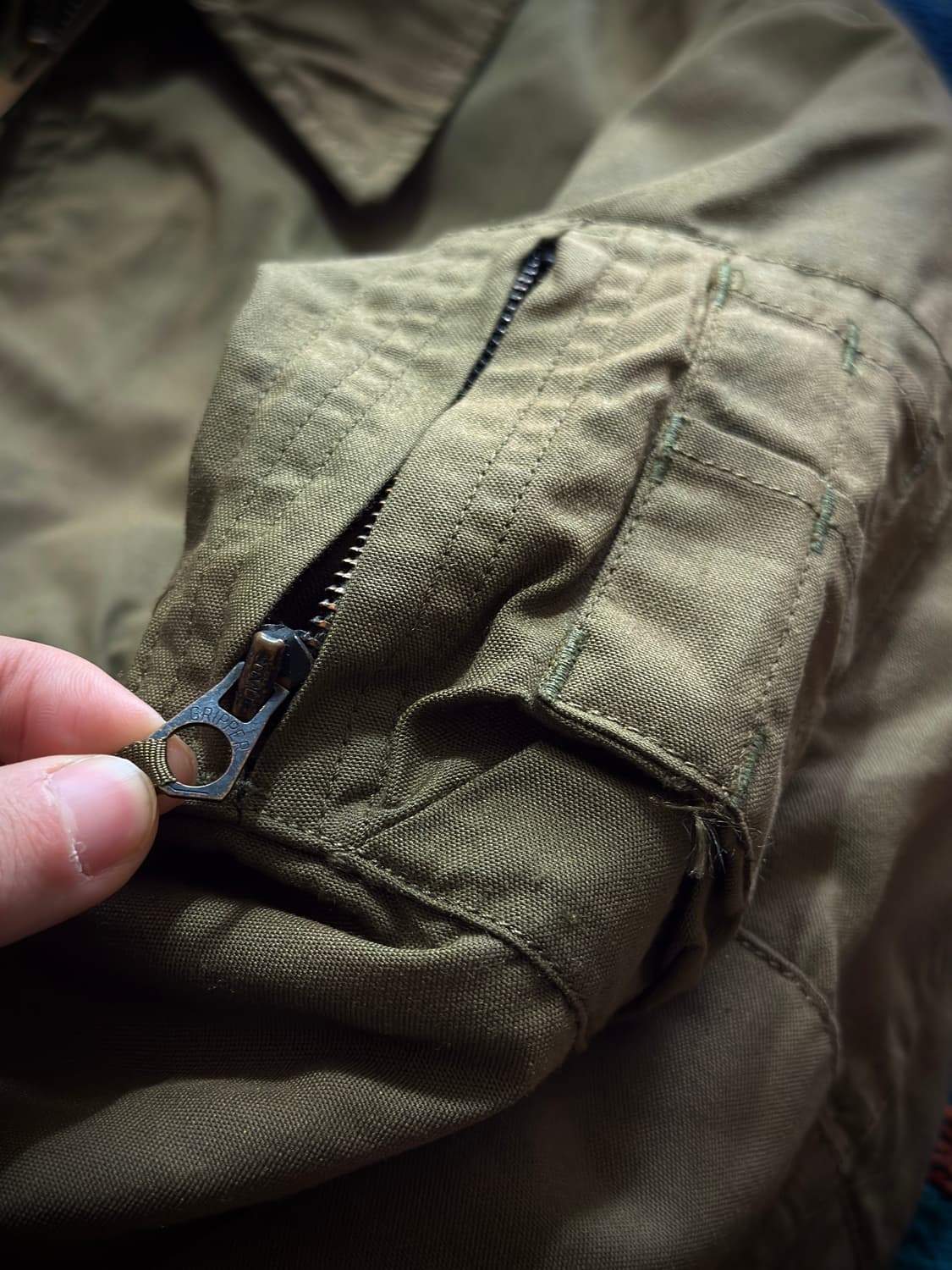 오리지널 미군 80s 밀리터리 cvc 탱커자켓 상품이미지6