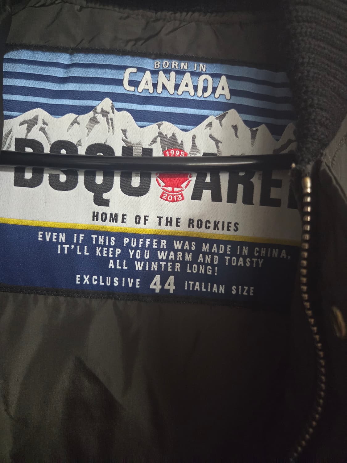 디스퀘어드2 남성 패딩 점퍼 카키 상품이미지2