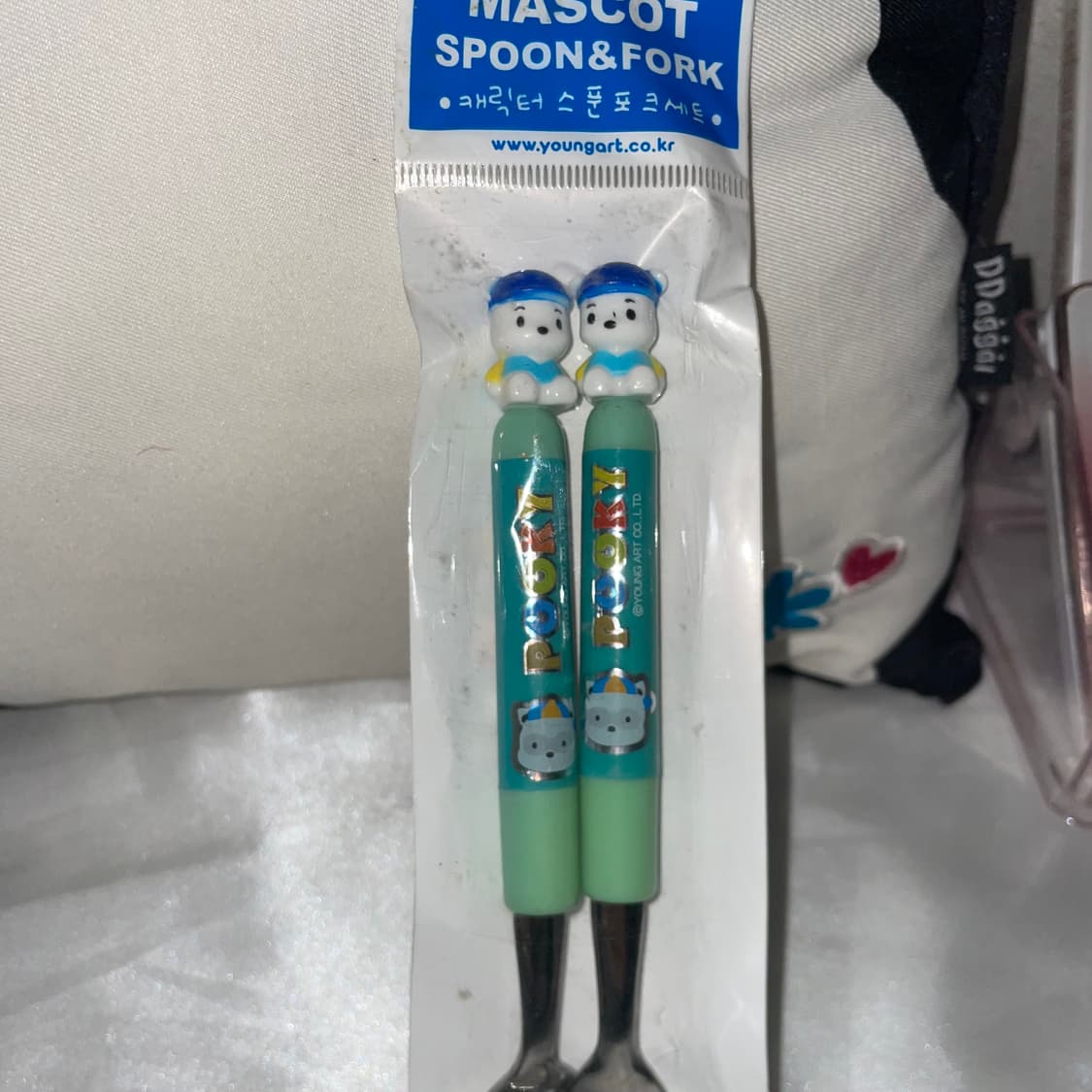 고전 푸키 피규어 스푼 포크 세트 상품이미지2