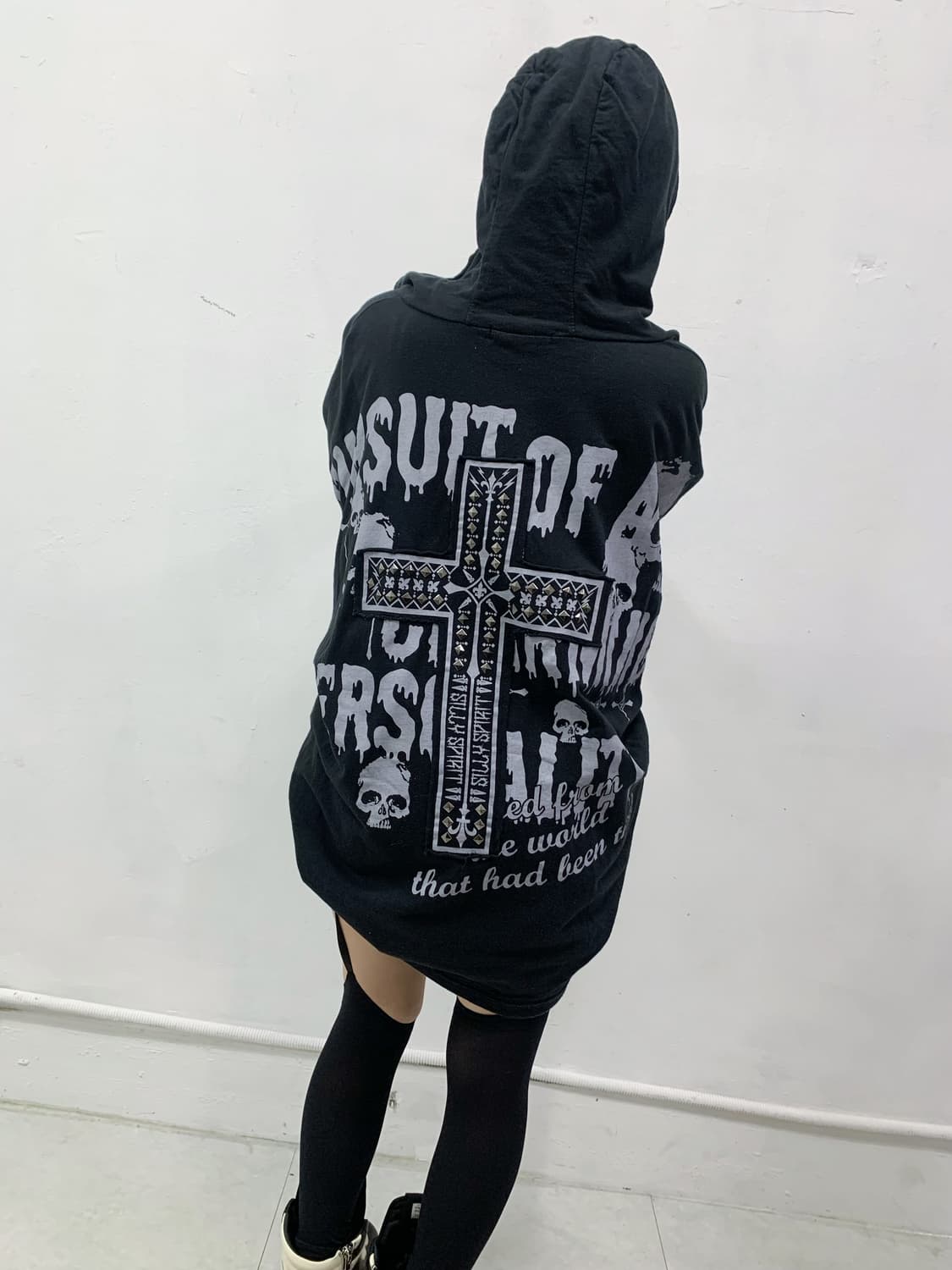 [GHOST OF HARLEM] 고스트 오브 할렘 스터드 후드 가디건 상품이미지6