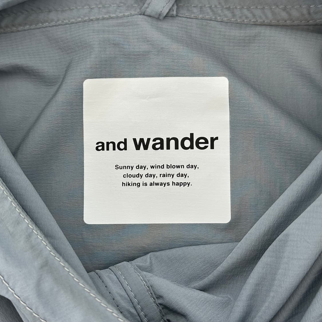 AND WANDER 앤드원더 바람막이 자켓 (M) 상품이미지7
