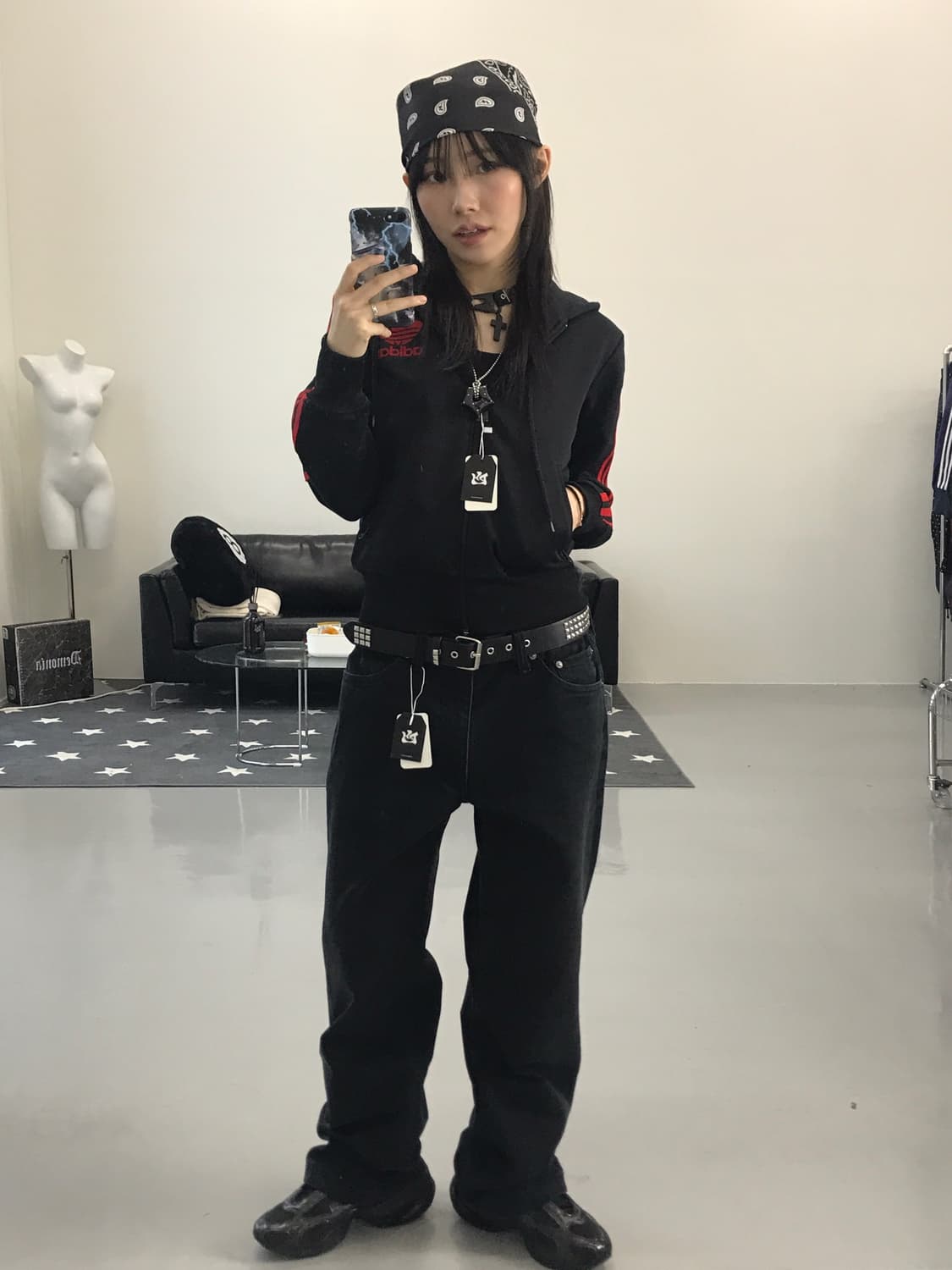 Levi's 517 black cotton pants  상품이미지4
