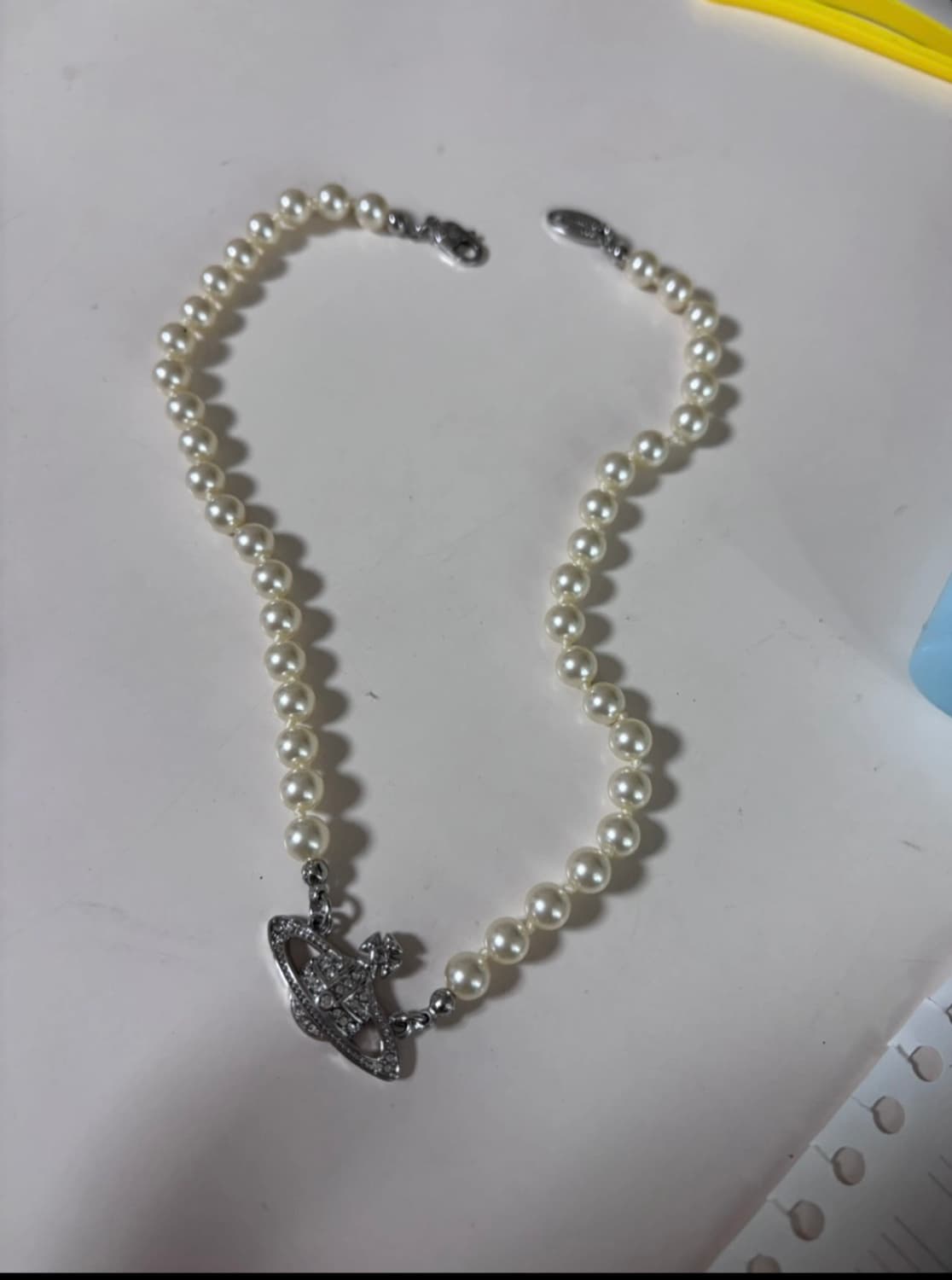 비비안 웨스트우드 진주 초커 미니 바스 릴리프  상품이미지2