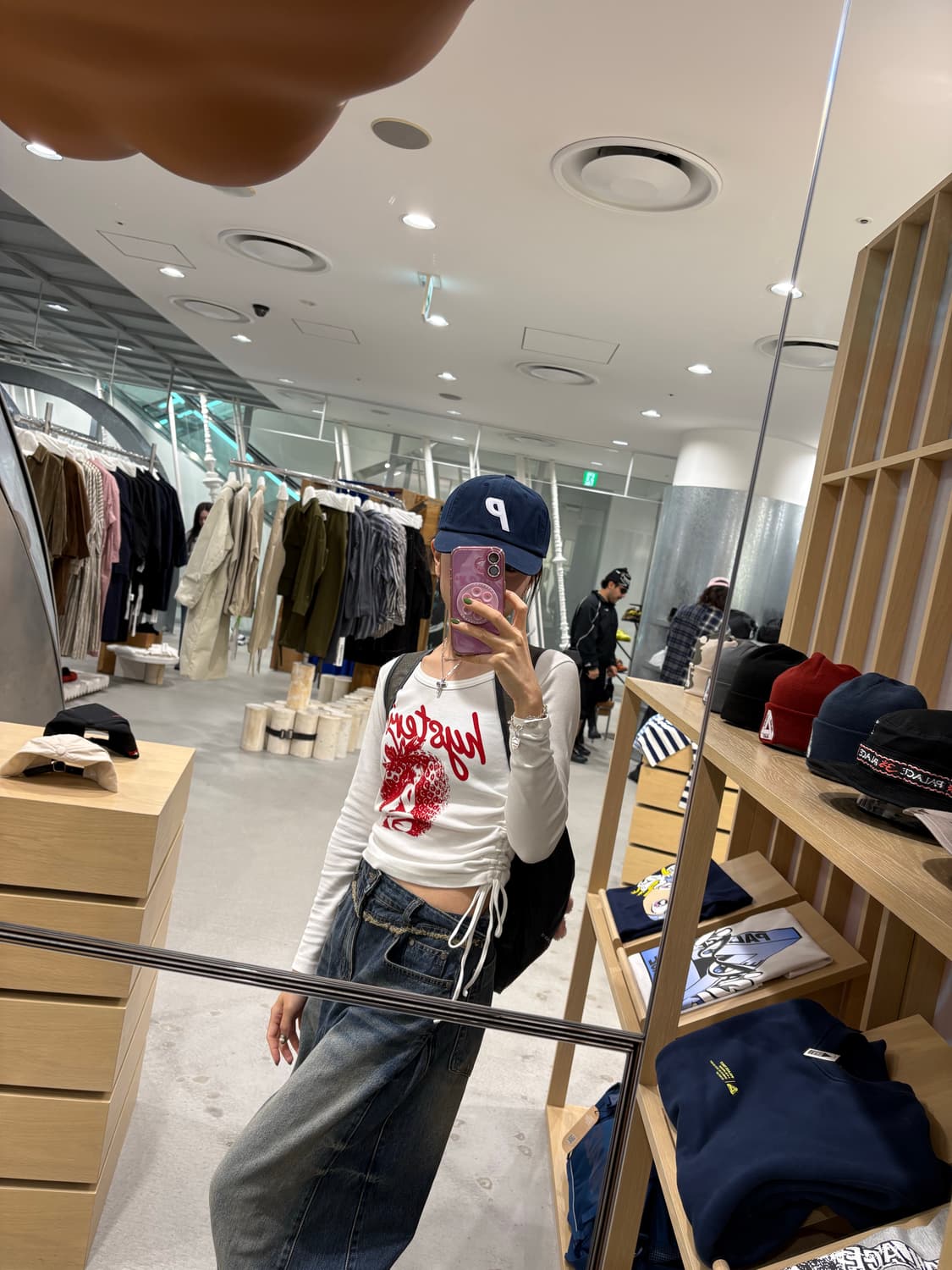 팔라스 P 6-패널 모자 네이비 상품이미지4