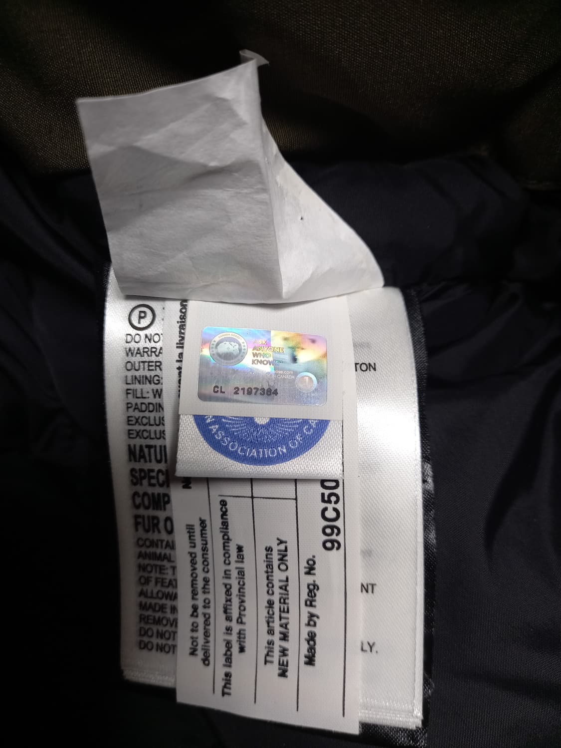 캐나다구스 퓨전 여성 파카패딩  카키 xxs 상품이미지7