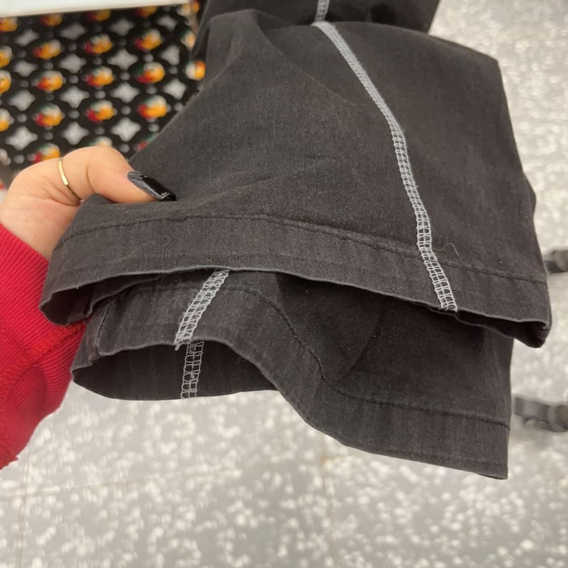 노메뉴얼 스트릿 힙합 스티치 디테일 바지 M C07427 상품이미지6