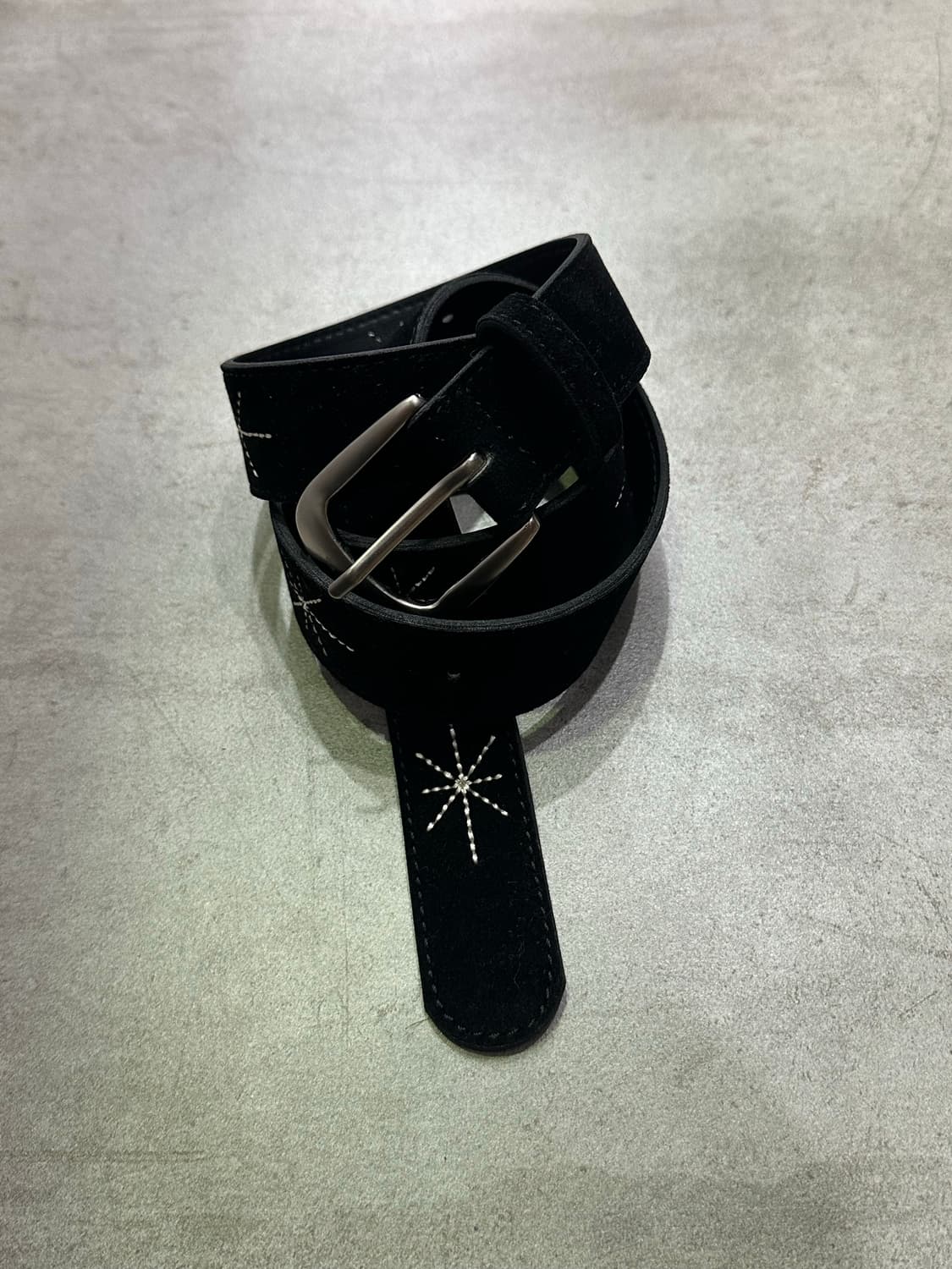 Shining suede belt- 샤이닝 자수 벨트/BLA 상품이미지3