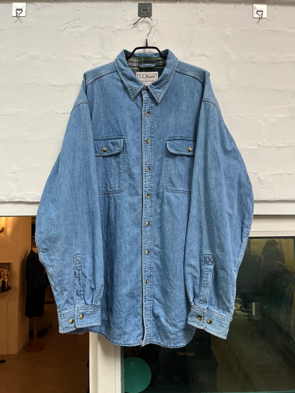 L.L.Bean 투포켓 데님셔츠 Men XL-REG 상품이미지1