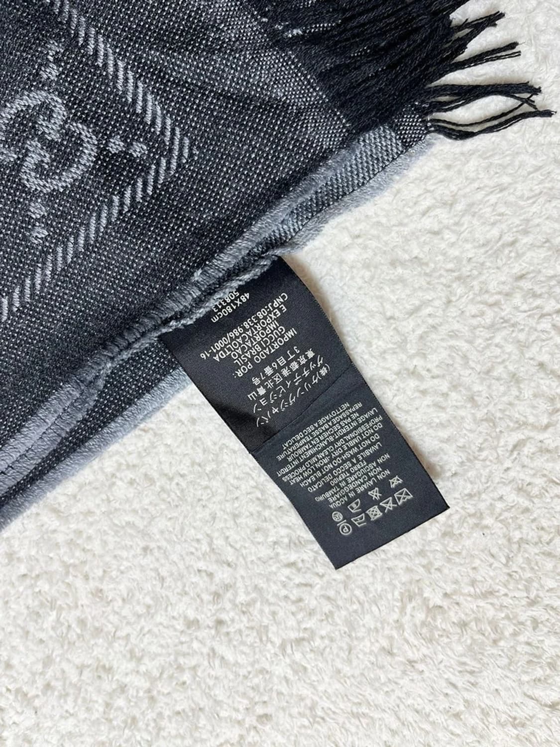 구찌 GUCCI 시그니처 로고 숄 스카프 A1700    상품이미지7