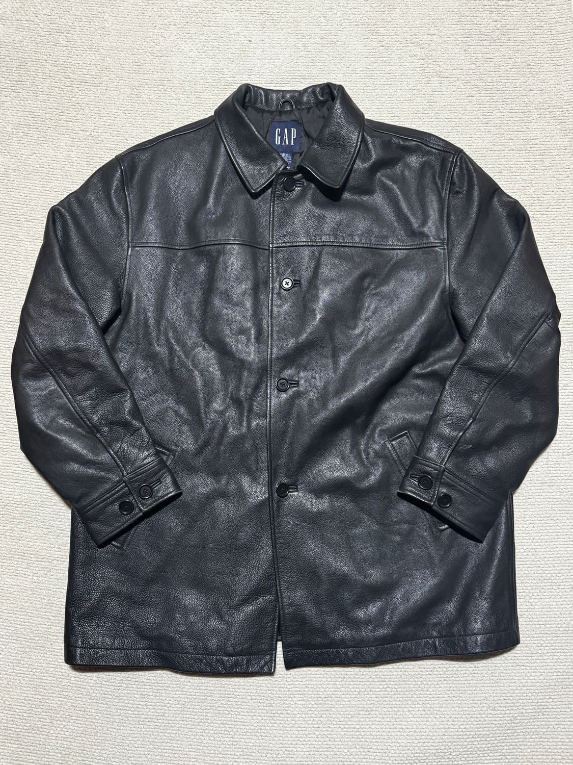 90s 올드 갭 카우레더 카코트 XL 상품이미지1