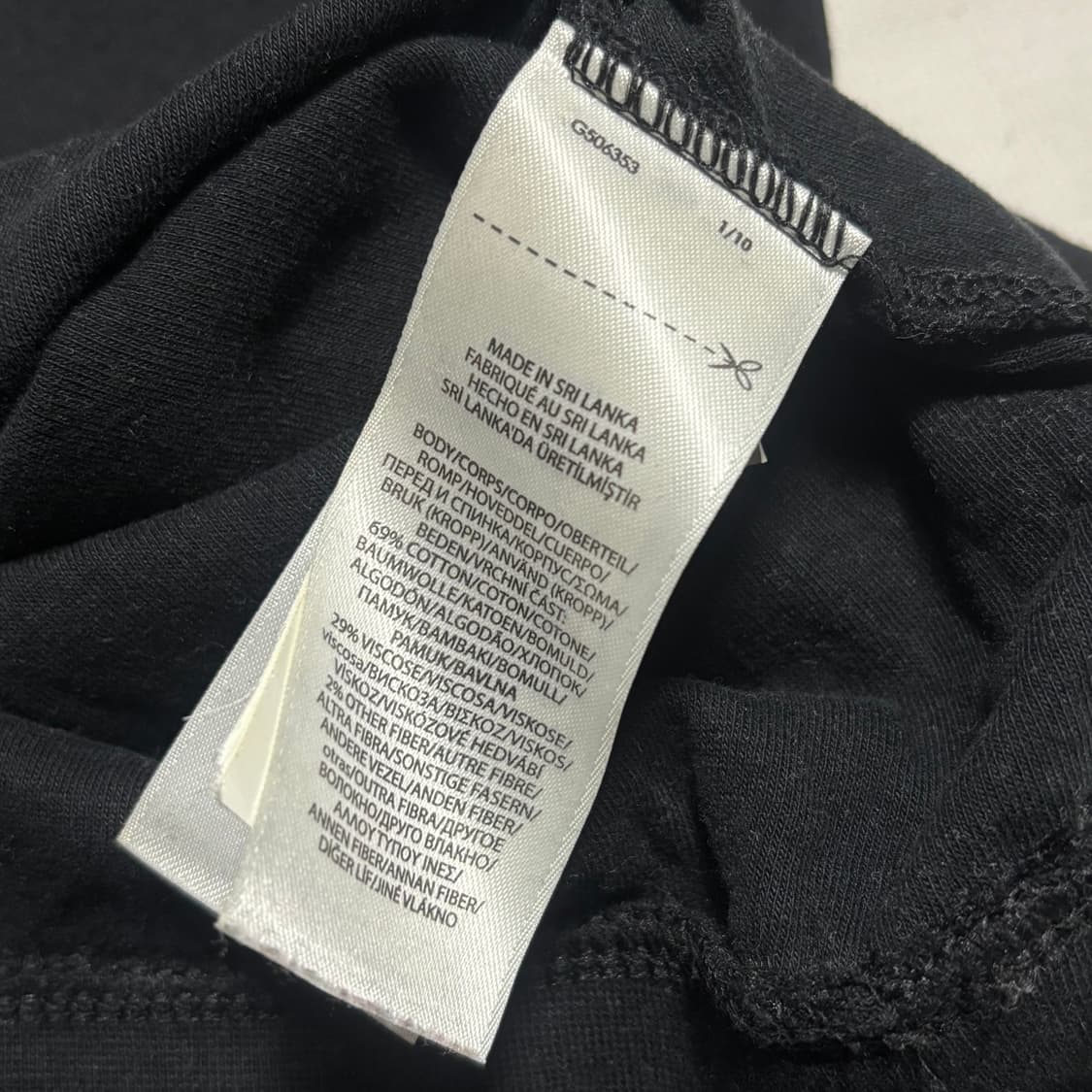 M 폴로랄프로렌 블랙 코튼 니트 집업 상품이미지5