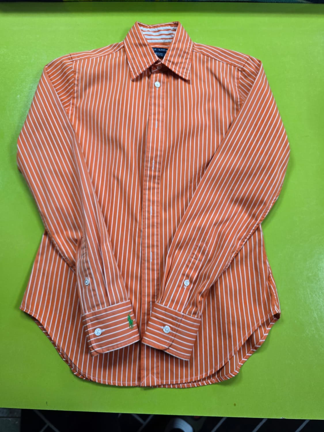 폴로랄프로렌 오렌지 스트라이프 셔츠 (1224) 상품이미지1