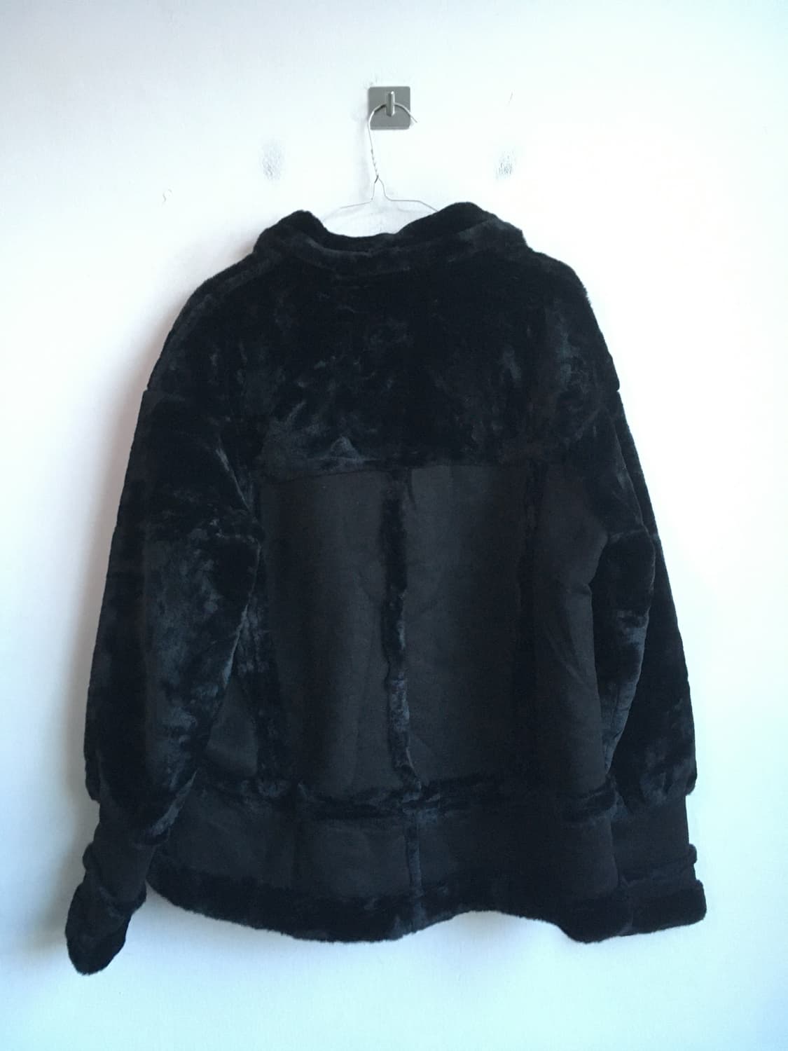 일본빈티지 블랙 퍼 무스탕 상품이미지4