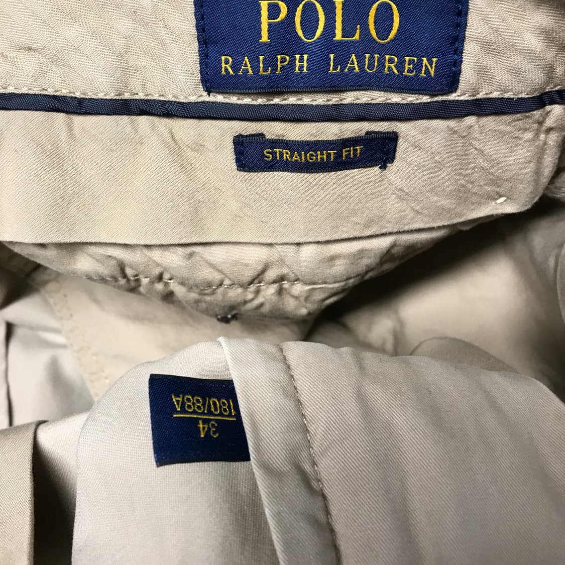 폴로 랄프로렌 베이지 치노 팬츠 34 상품이미지6