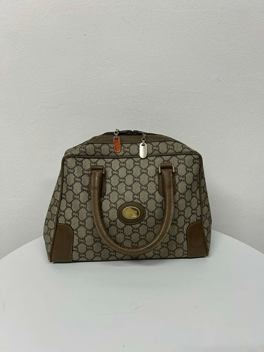 구찌 빈티지 GG캔버스 보스톤 토트백 상품이미지1