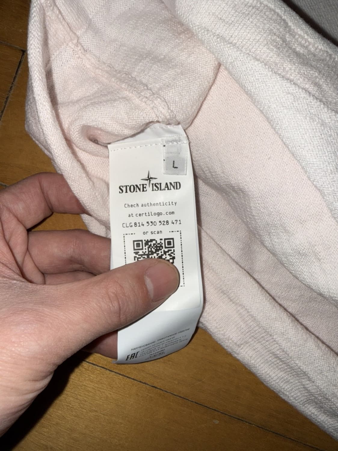 스톤아일랜드 라운드 넥 와펜 니트 상품이미지5