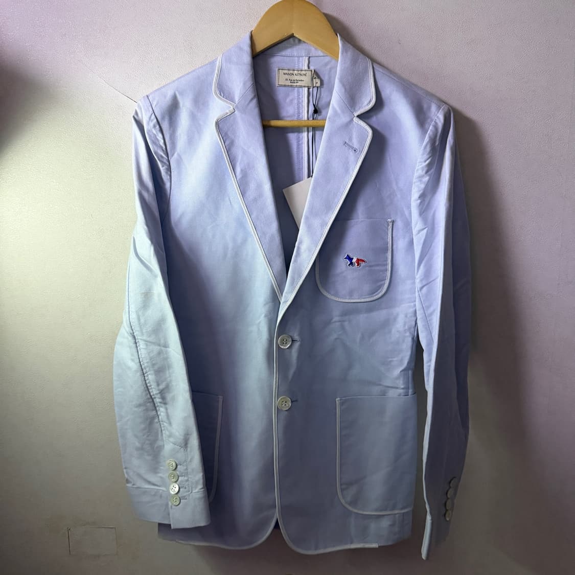 메종키츠네 폭스로고 원포켓 코튼 자켓 (44-55정도) 상품이미지10