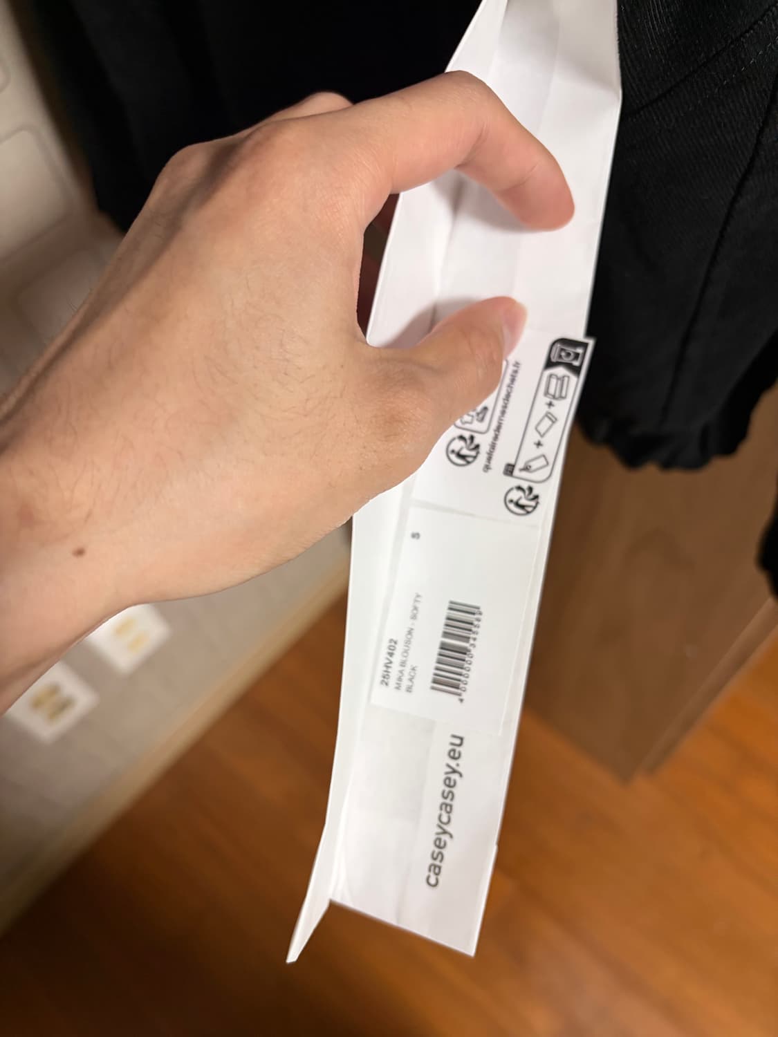 CASEY CASEY Mika Blouson Black 상품이미지5