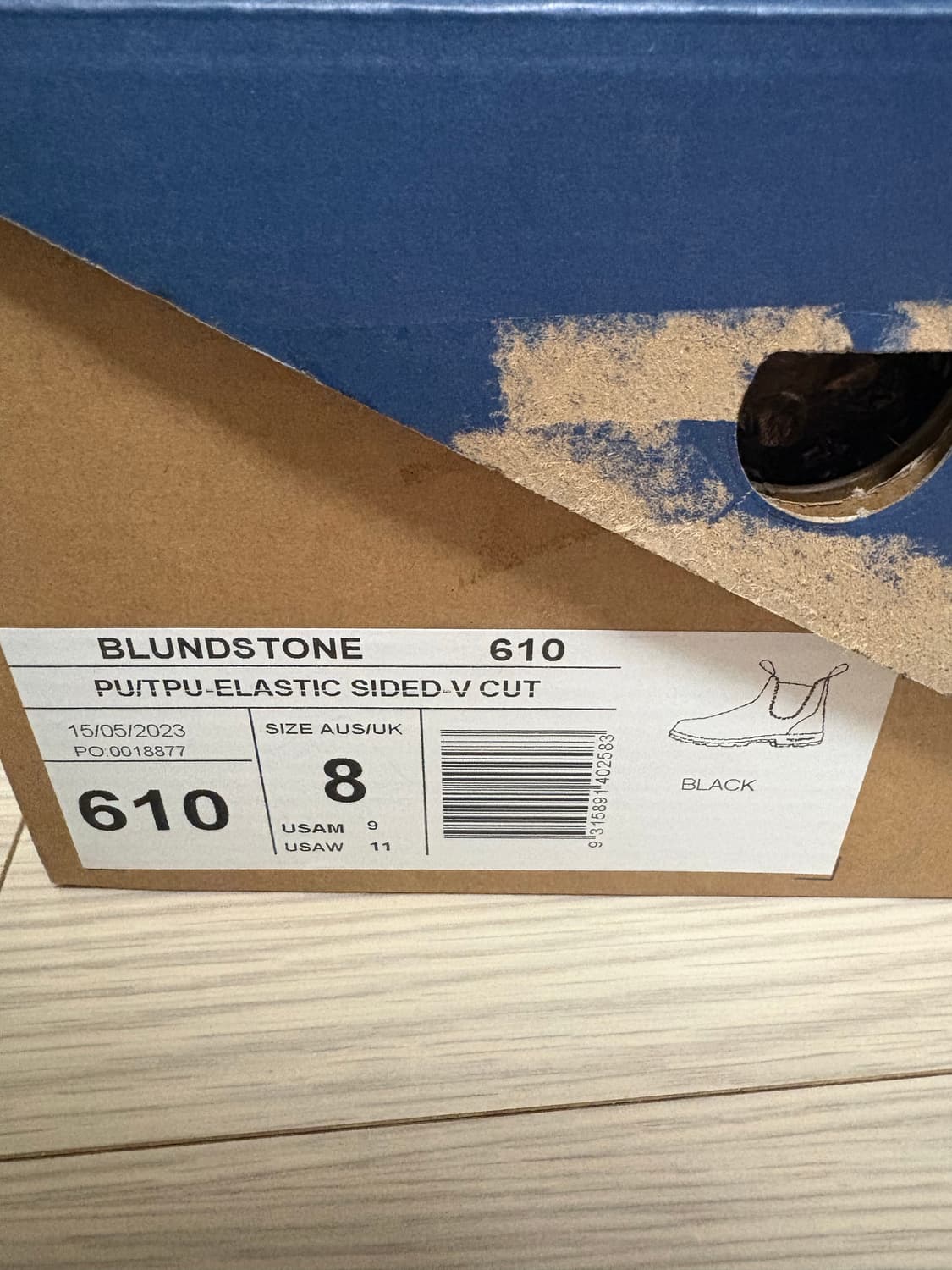 블런드스톤 610 블랙 첼시부츠 AU8 상품이미지5