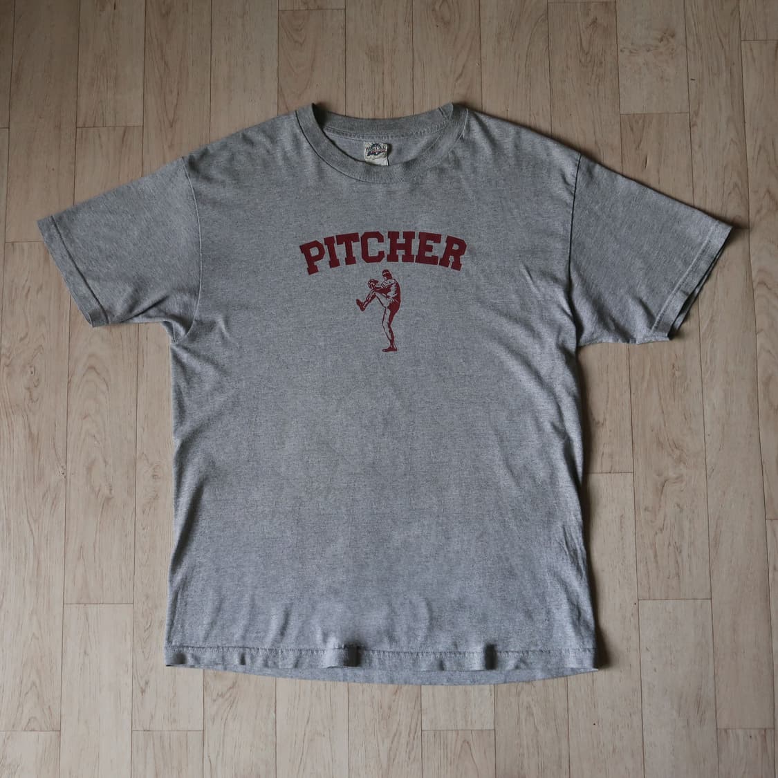 빈티지 pitcher 프린팅 티셔츠 상품이미지2