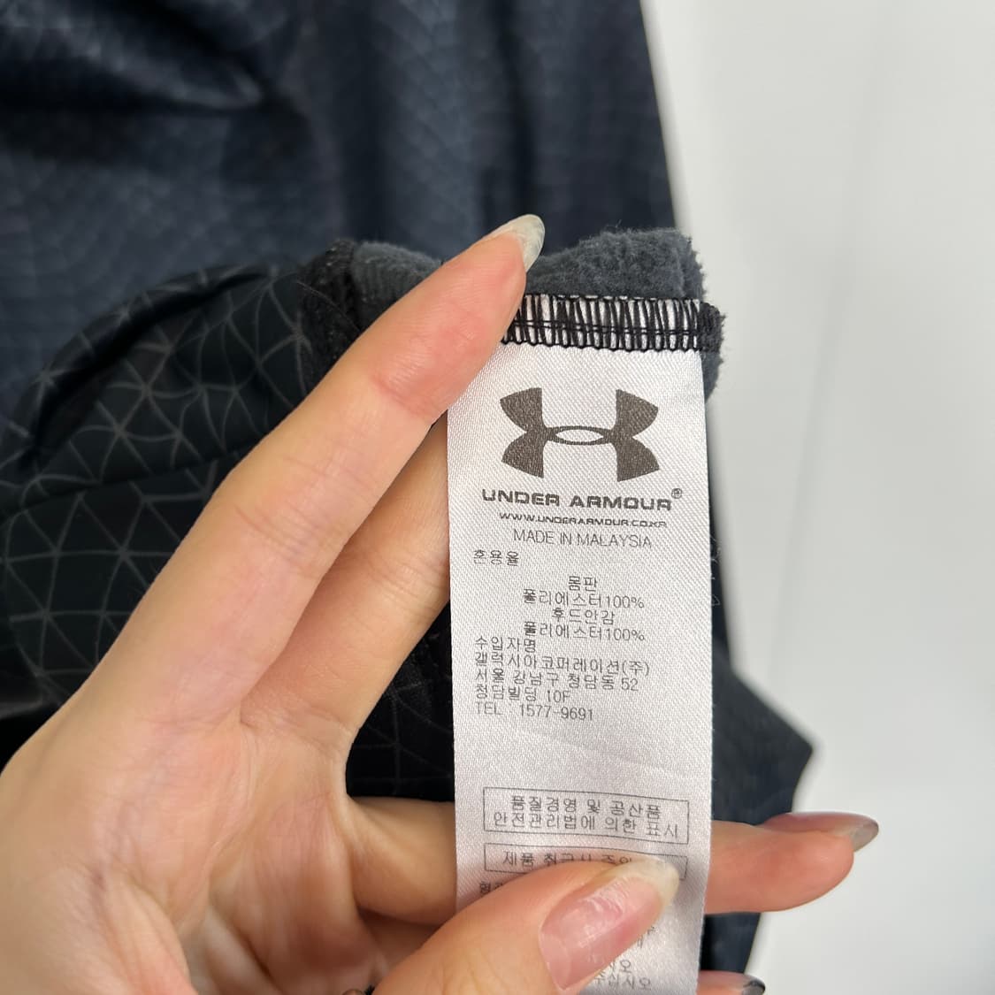 언더아머 남성 기모 후드티 XL 상품이미지4