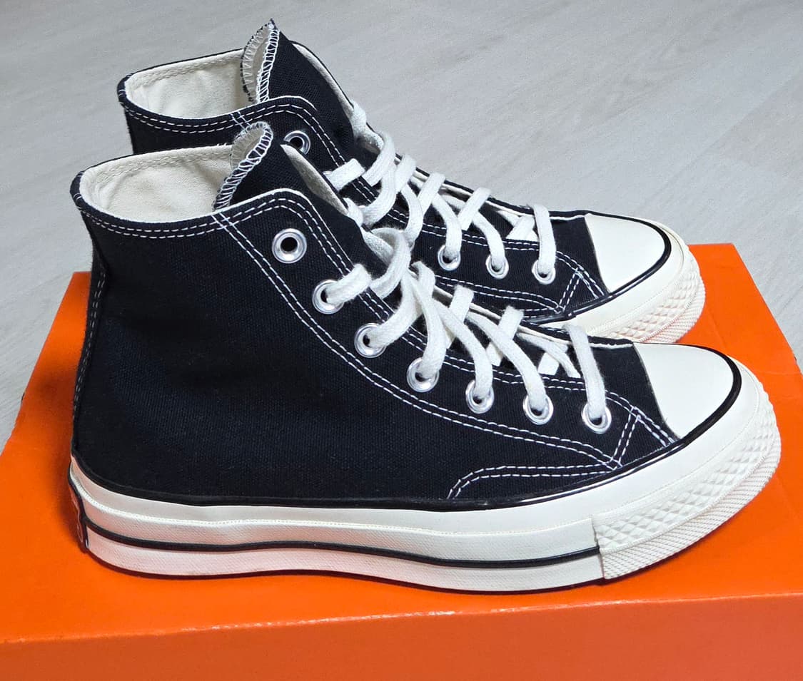 컨버스 척70 하이 블랙  상품이미지4