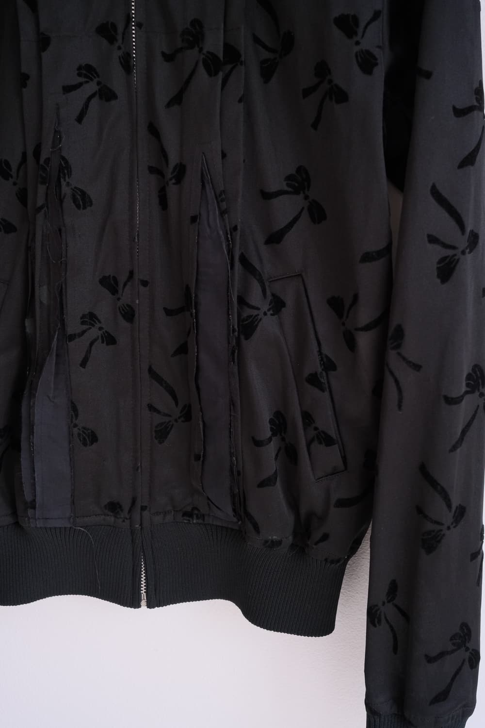 2002ss Ribbon sheer bomber jacket 상품이미지3