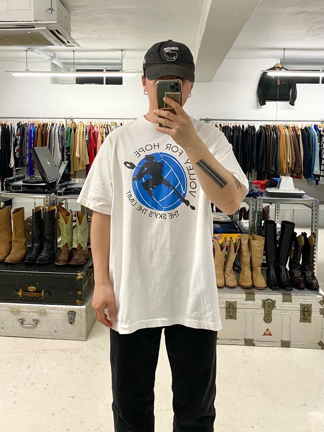 90s fruits of the loom volley t-shirt 상품이미지7