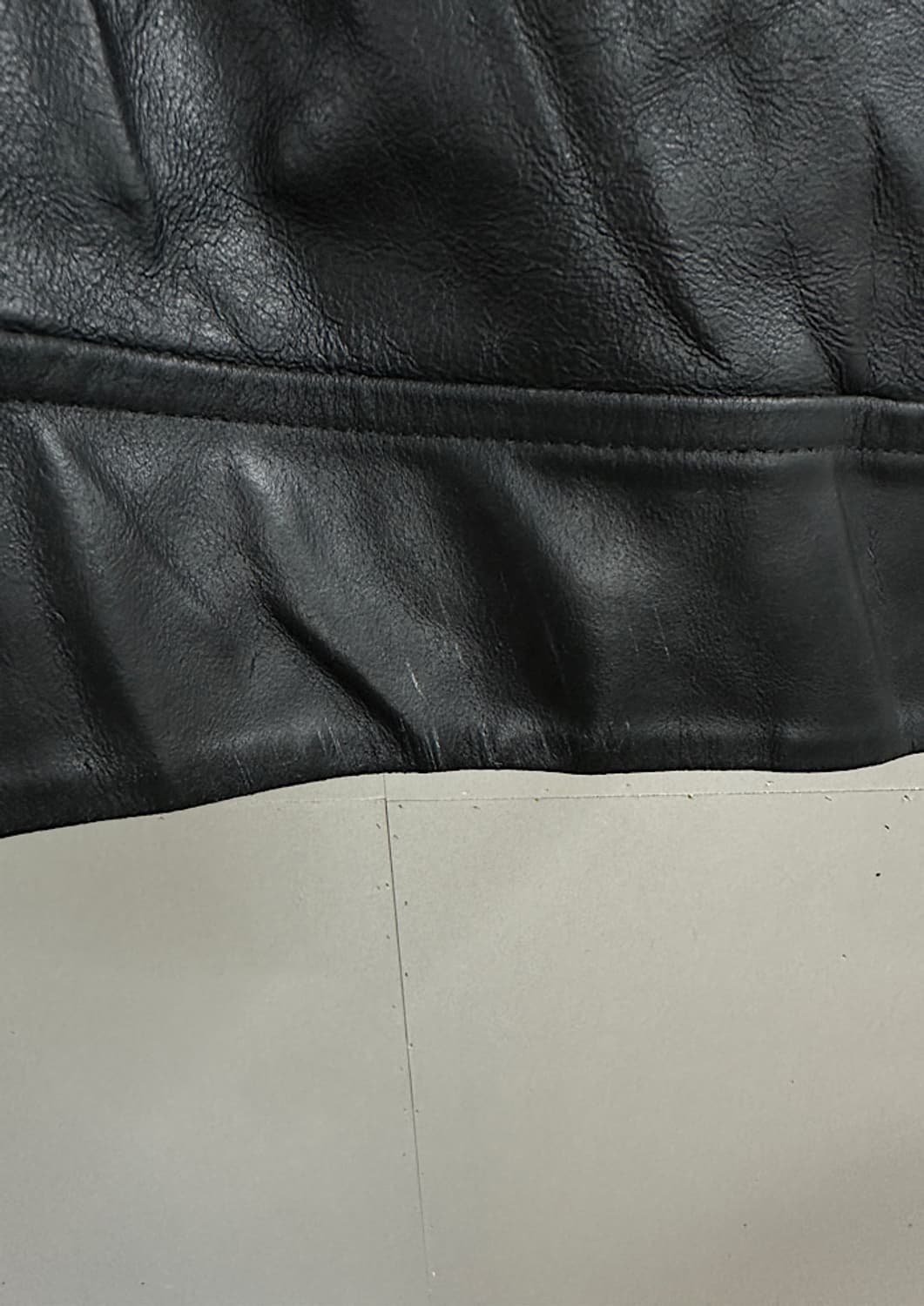 빈티지 가죽 집업 자켓 L  상품이미지4