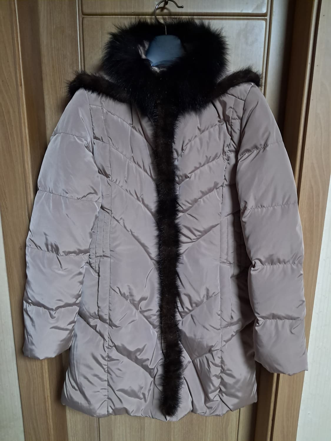 그렉노먼 여성 폭스퍼 롱패딩 90 상품이미지1