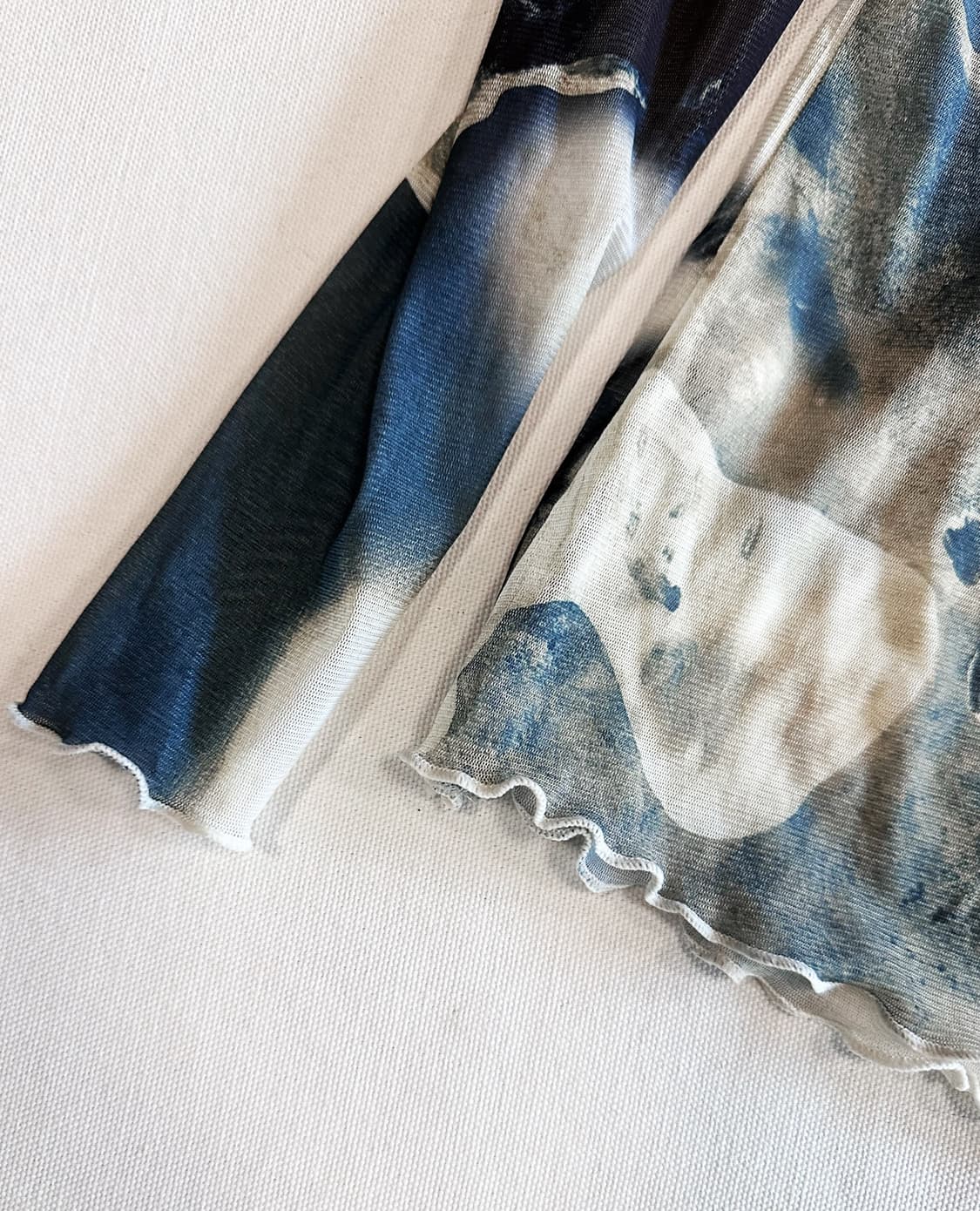 JPV blue print sheer top 상품이미지7