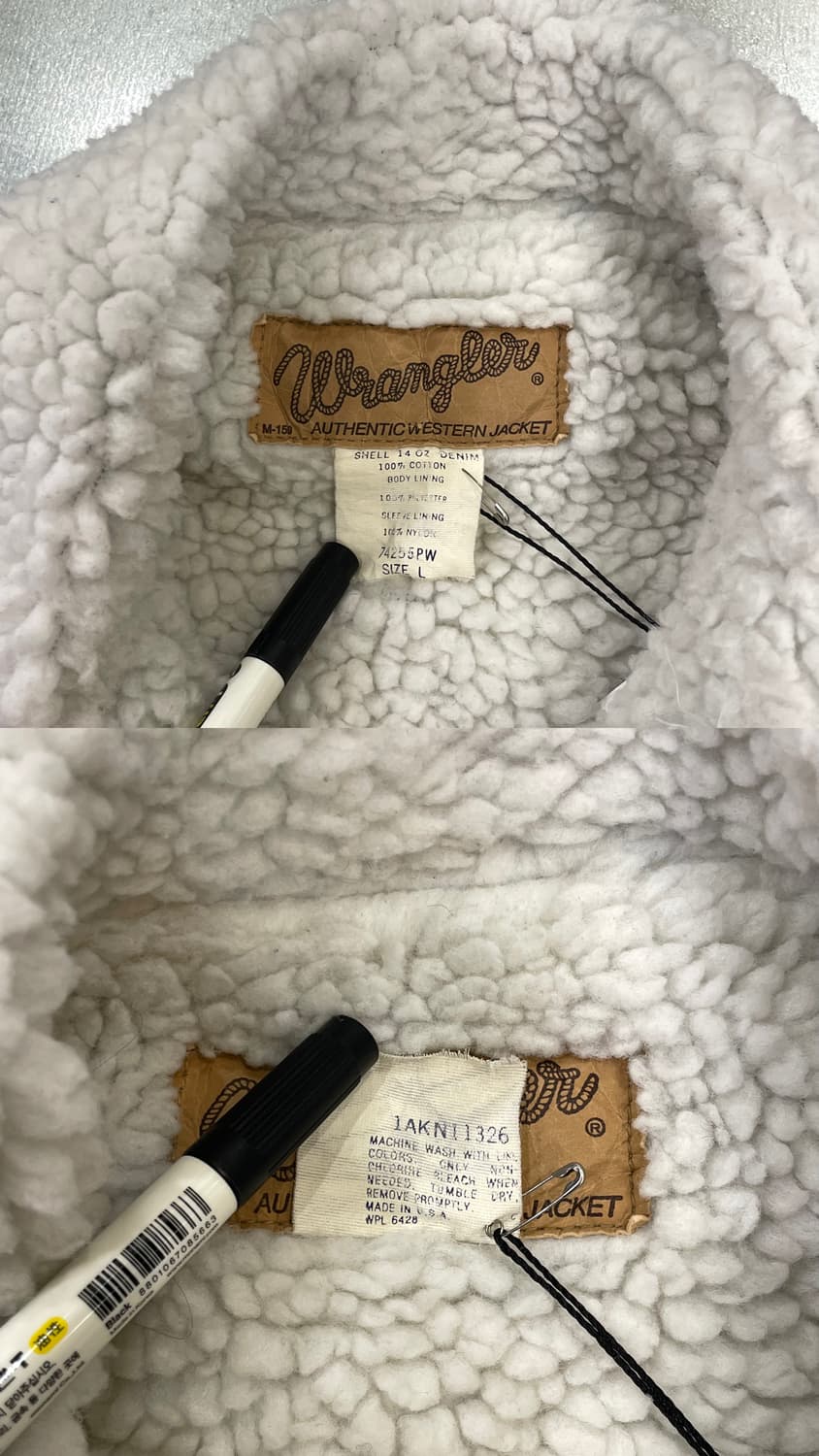 (L) 80~90s USA Wrangler 랭글러 쉐르파 자켓 상품이미지10