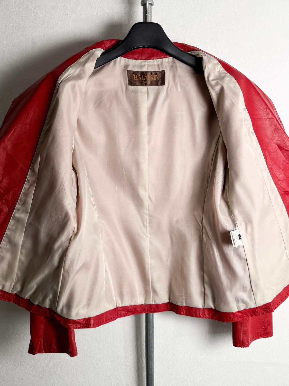 Balmain Paris Sheepskin Leather Jacket 상품이미지6