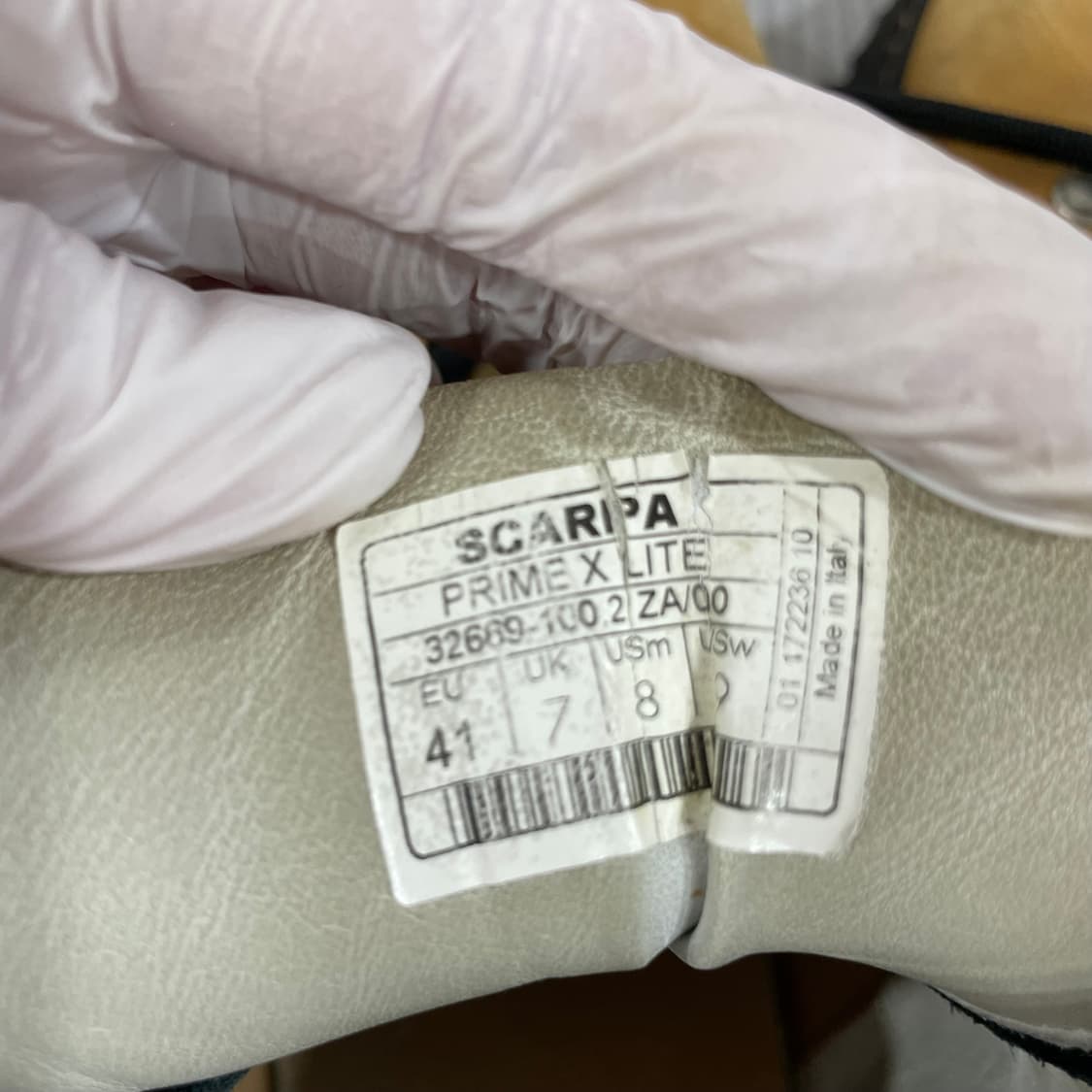 741) Scarpa 스카르파 프라임 X 라이트 하이킹 부츠 EU41 상품이미지9