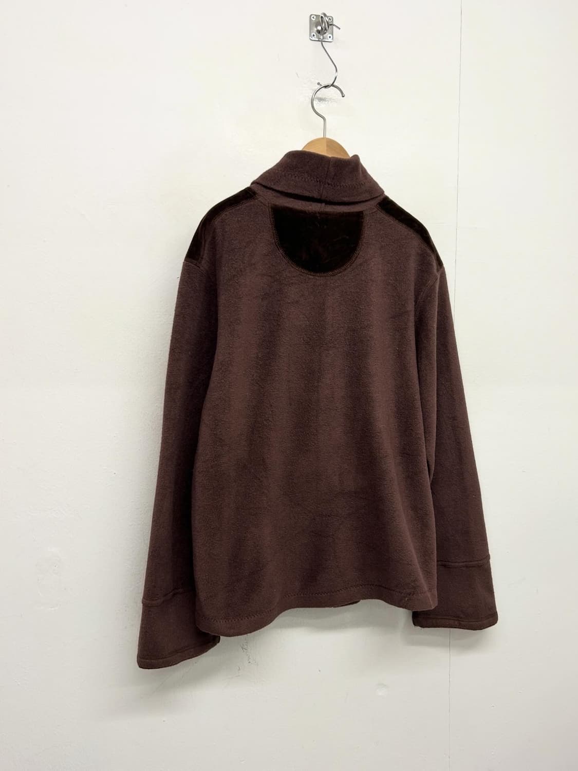 빈티지 펜디 FF 로고 브라운 폴라 플리스 상품이미지4