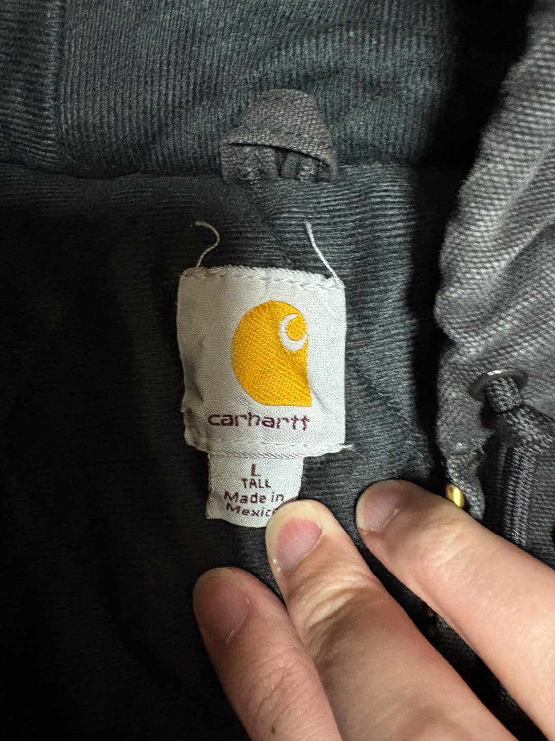 [L-Tall] 칼하트 빈티지 엑티브 자켓 j130 blk 상품이미지4