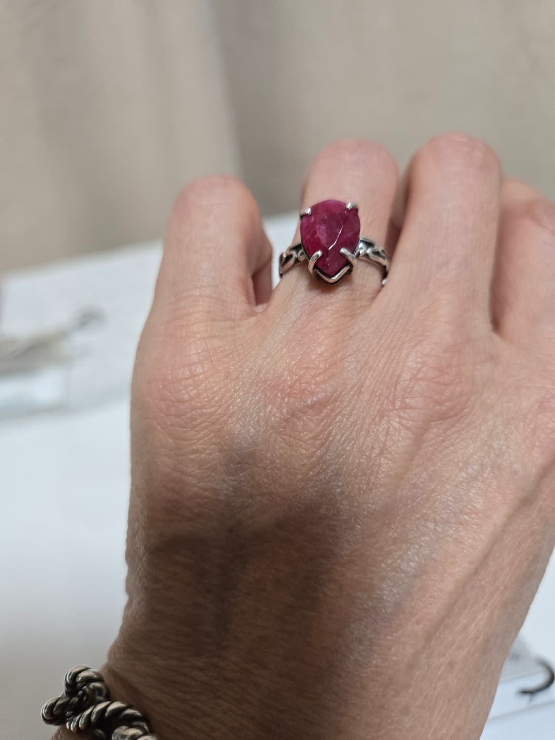 루비원석 실버925 엔틱반지 상품이미지7