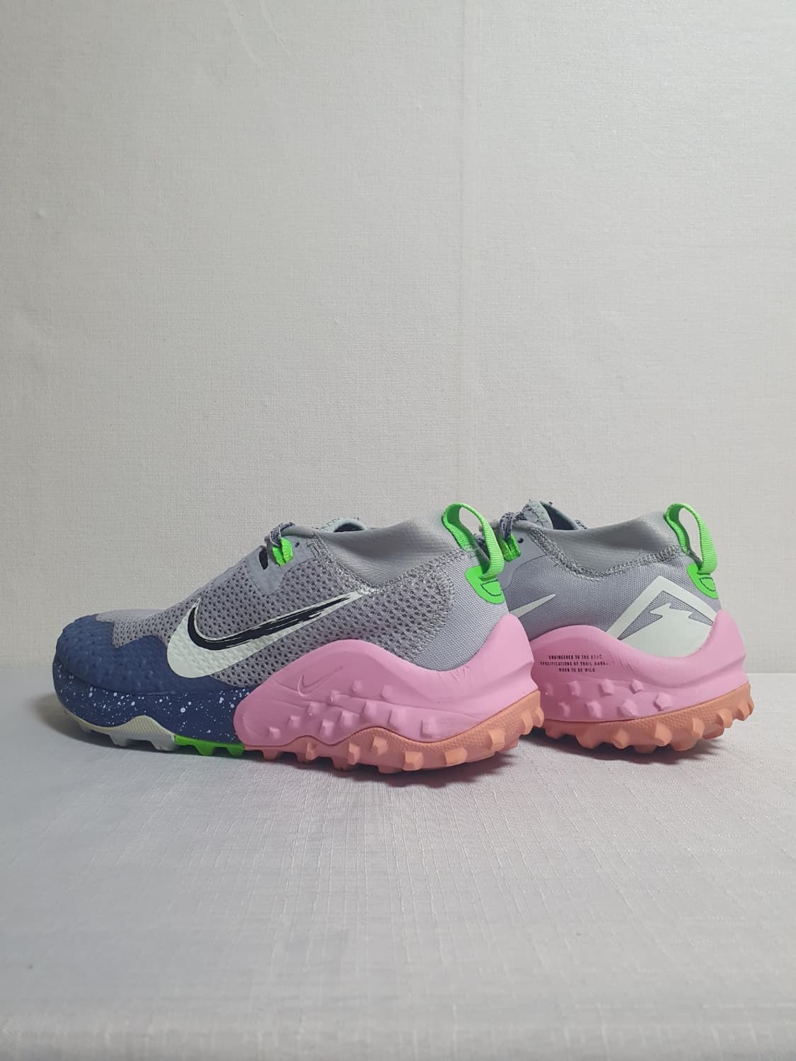택포가 240mm 나이키 운동화 와이드홀스7 울프그레이 핑크라이즈 상품이미지6