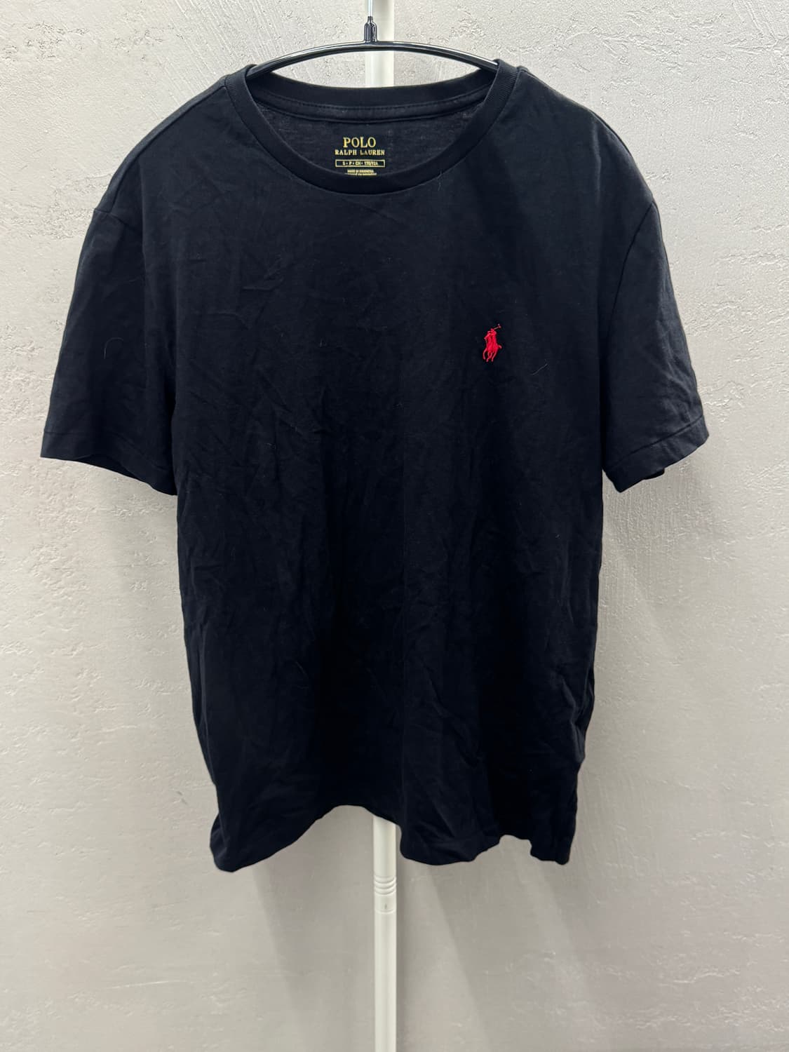 폴로 랄프로렌 블랙 반팔 티셔츠 S 상품이미지2