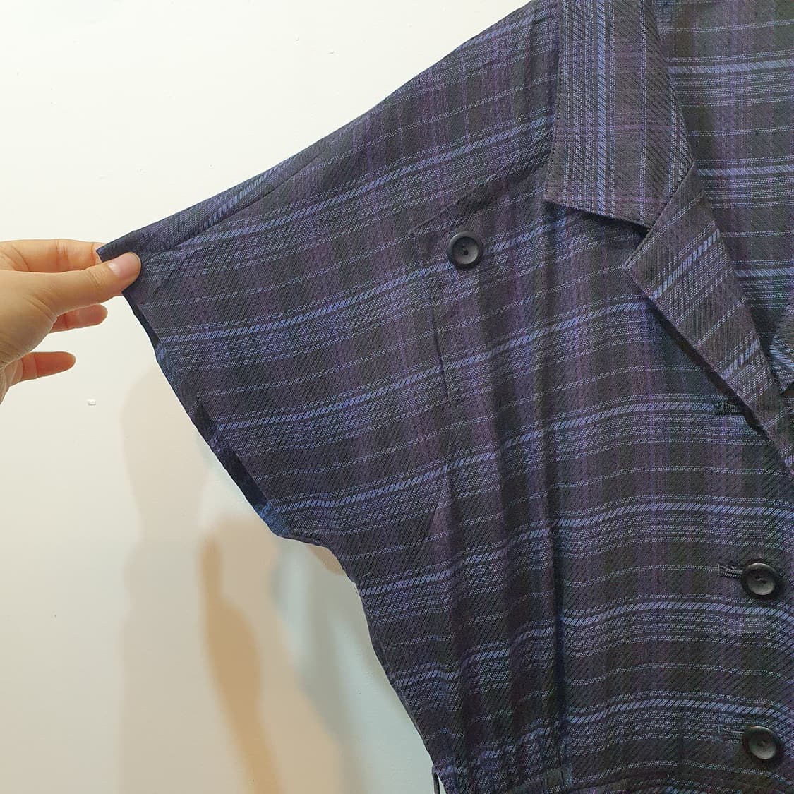 DAKS ENGLAND 빈티지 체크 원피스 상품이미지5