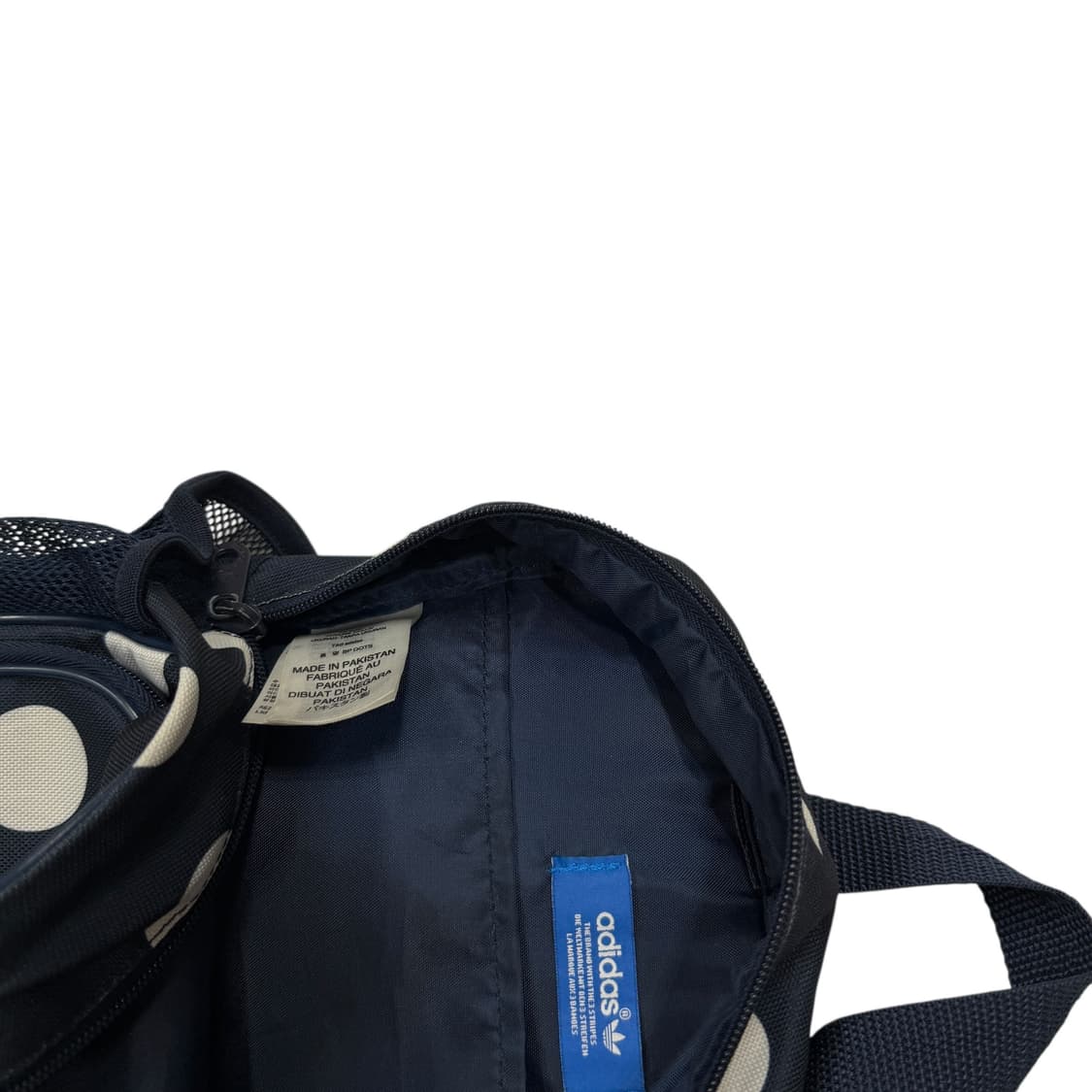 아디다스 빈티지 도트 땡땡이 미니백팩 가방 네이비 상품이미지4