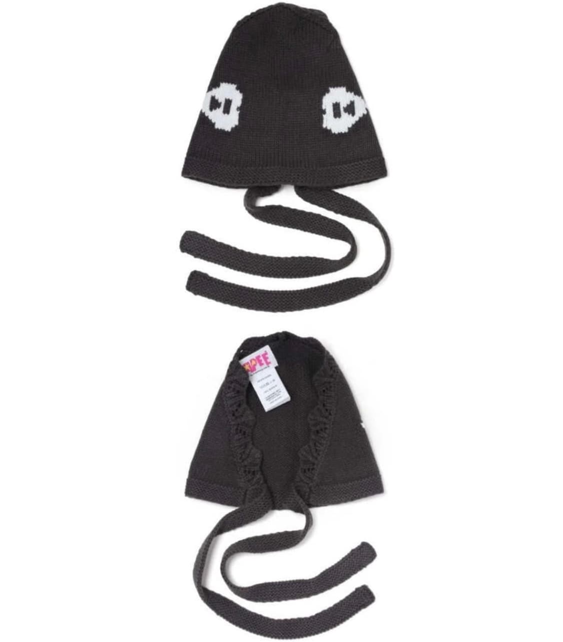 베이프 에이피 인타르시아 타이 프론트 니트 후드 모자 상품이미지2