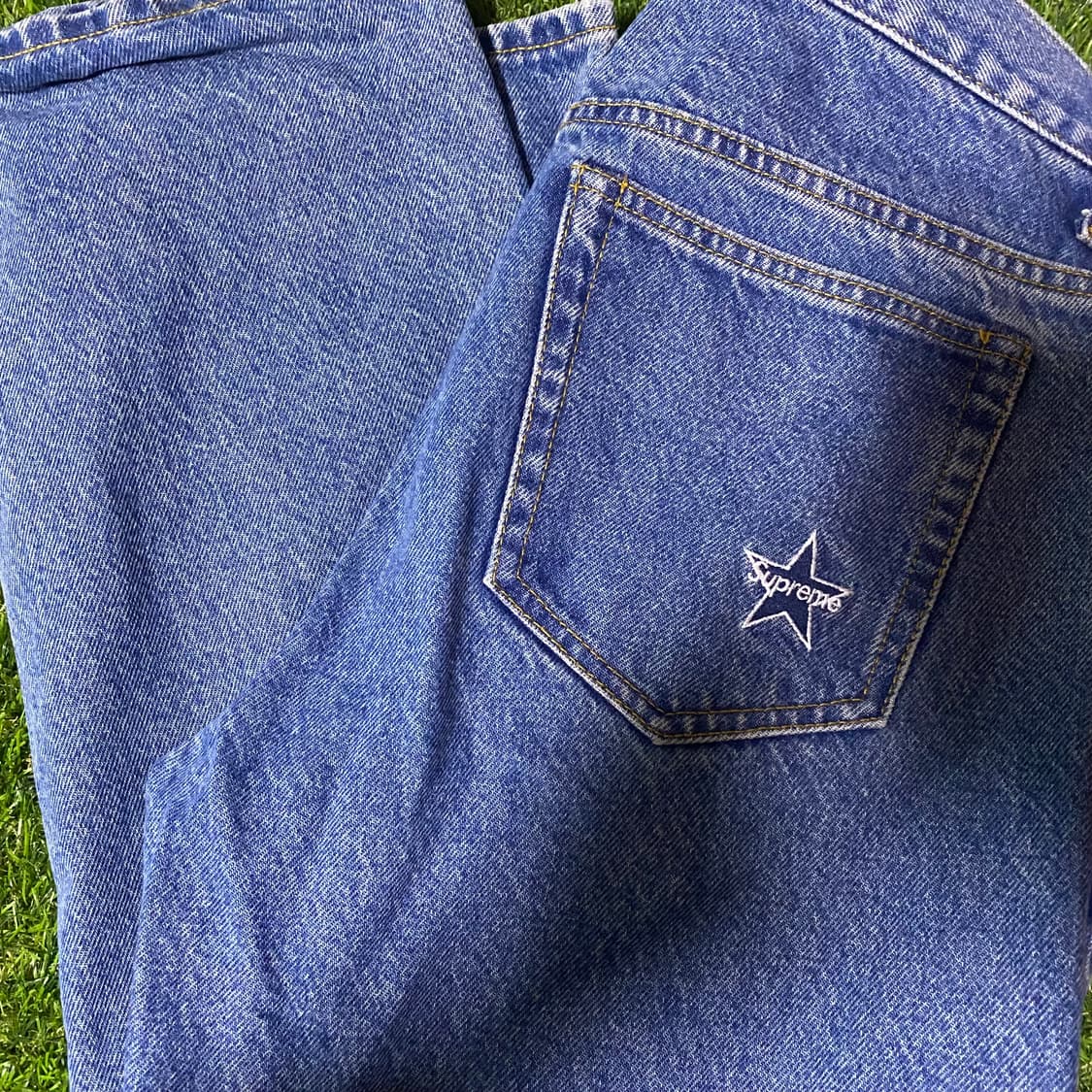 슈프림 레귤러진 인디고 24SS 상품이미지3