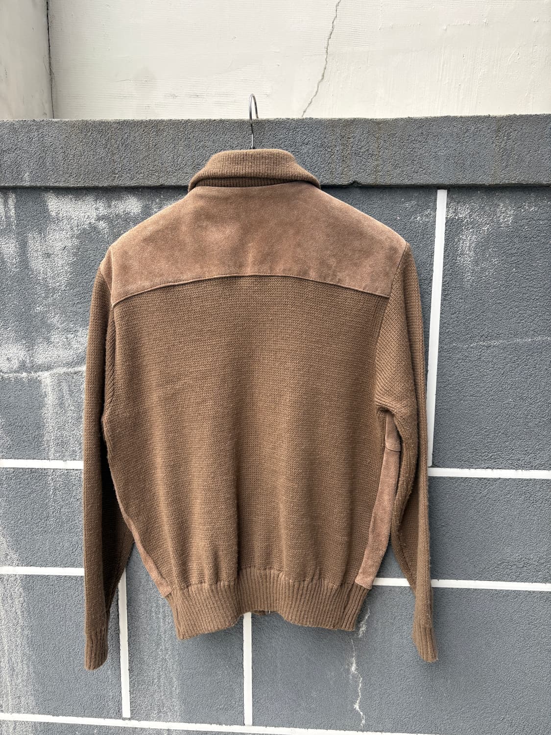 70‘s 스웨이드 패널 가디건 상품이미지2