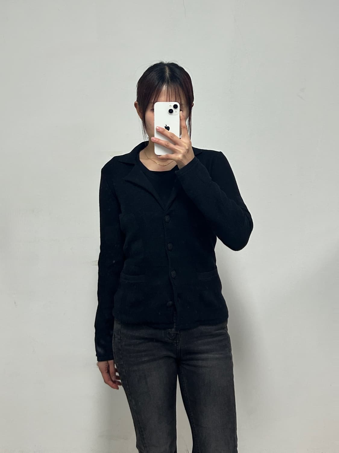 [정품] 샤넬 유니폼 라인 cc버튼 니트 블레이저 & 베스트 네이비 셋업 상품이미지1