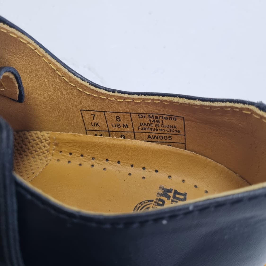DR.MARTENS 닥터마틴 1461 3홀 블랙 - 260 (US8) 상품이미지10