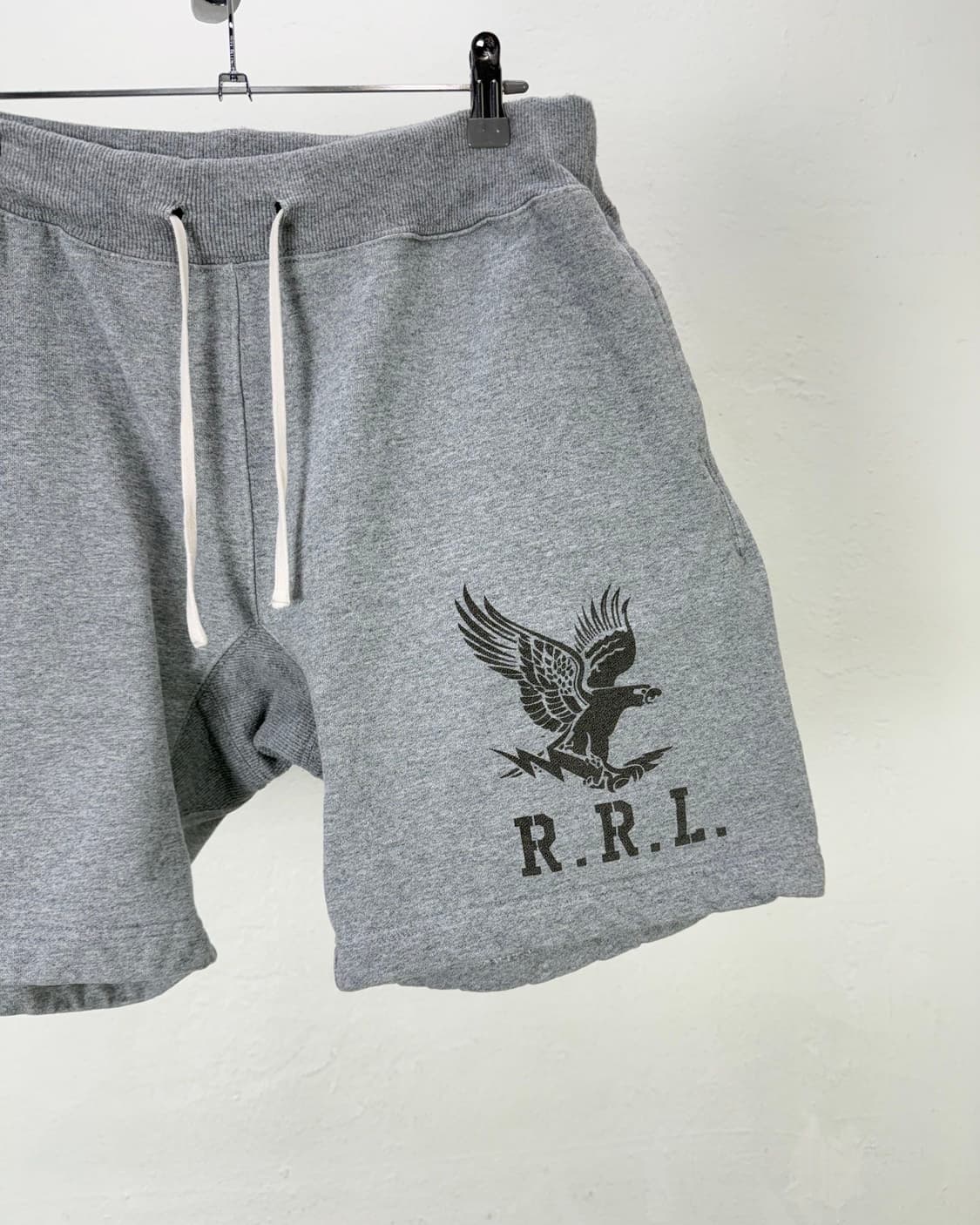 더블알엘 라이트 그레이 스웻 쇼트 팬츠 상품이미지3