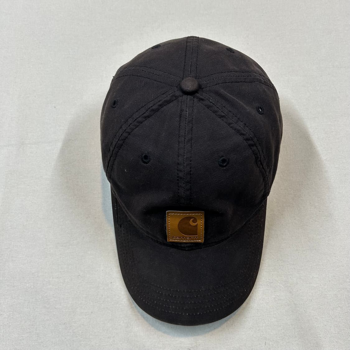 칼하트 워크웨어 볼캡 모자 썬페이드 블랙 상품이미지6