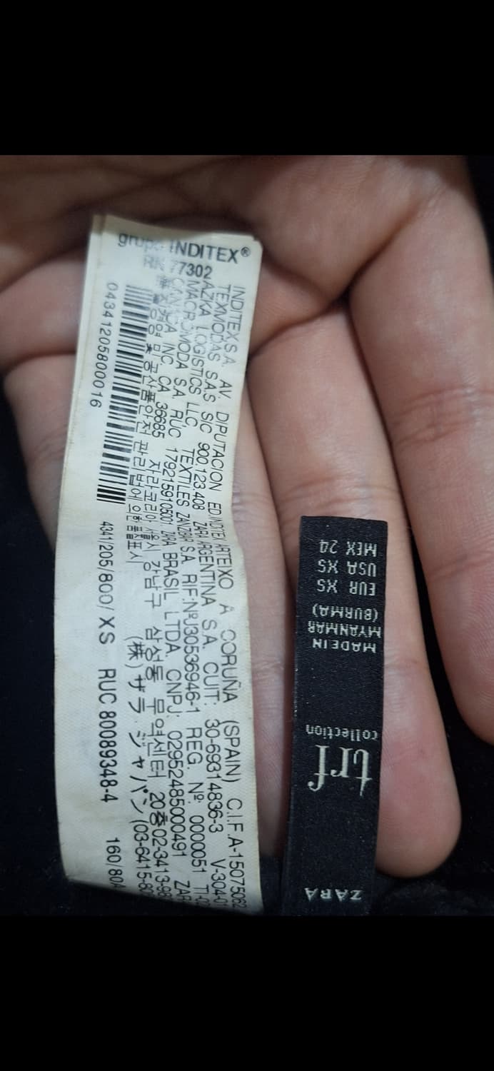 ZARA 밍크 퍼 후드봄버 상품이미지3