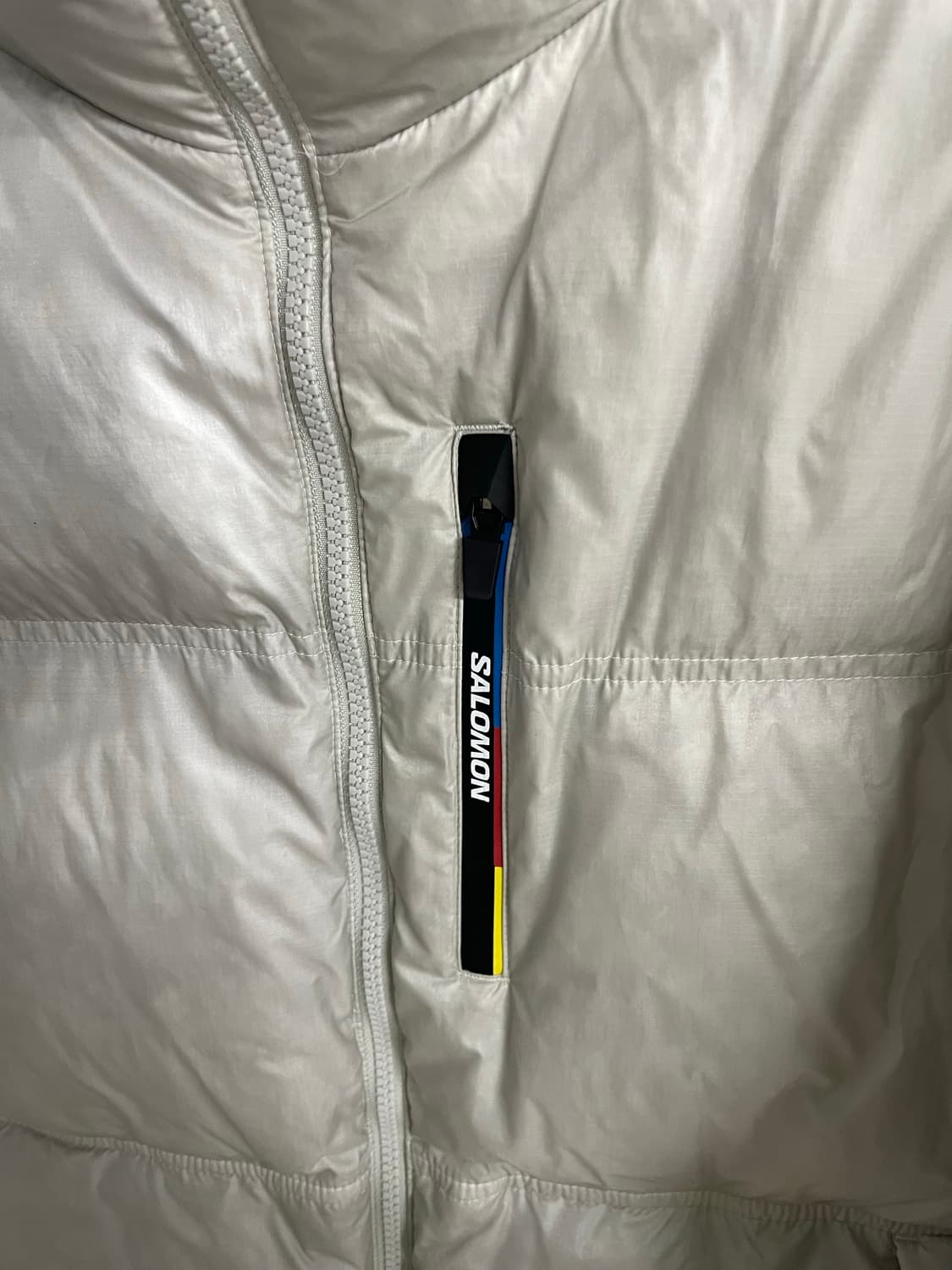 살로몬 컨투어 다운 자켓 라이트 그레이 2XL 상품이미지4